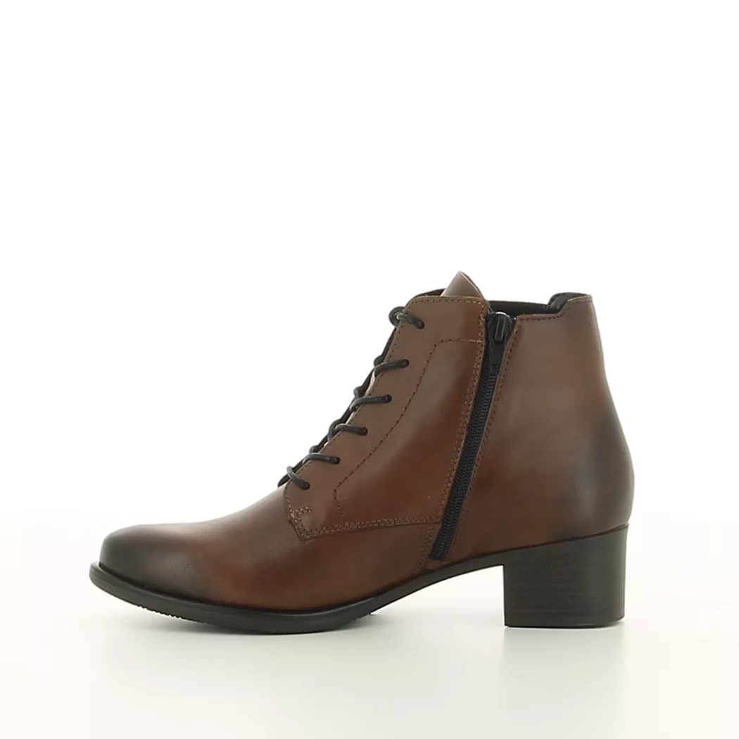 Image (4) de la chaussures Remonte - Bottines Cuir naturel / Cognac en Cuir