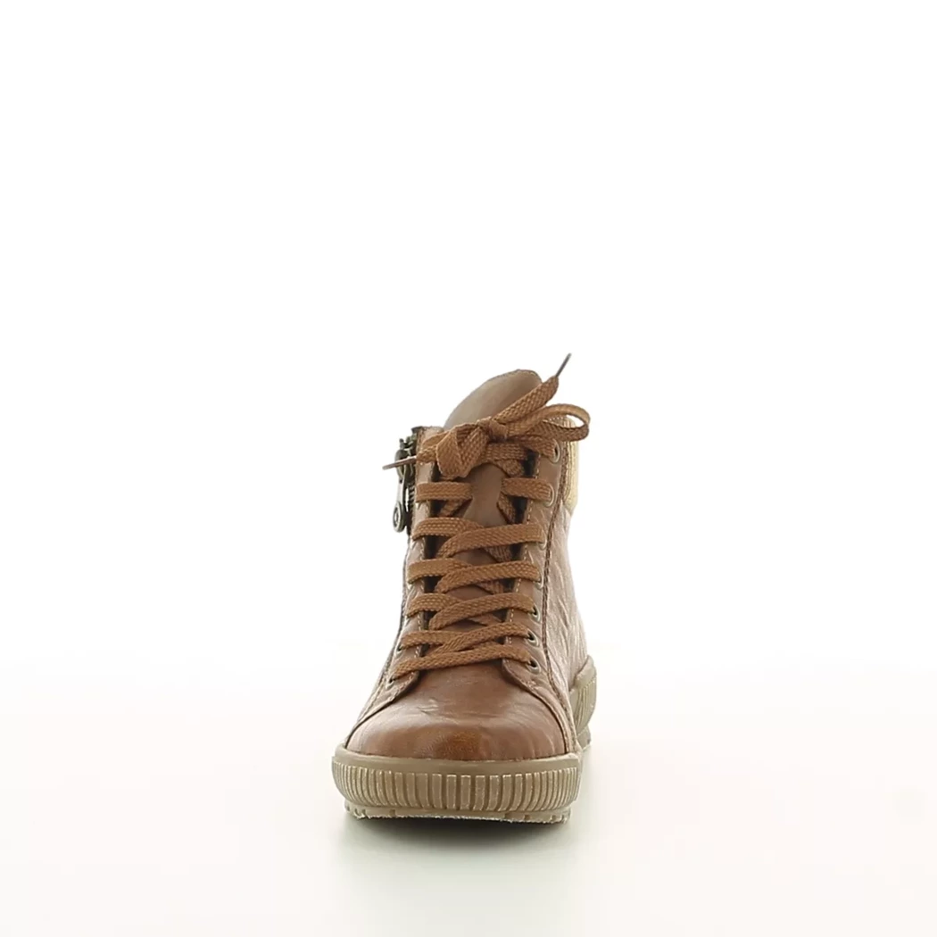 Image (5) de la chaussures Rieker - Bottines Cuir naturel / Cognac en Cuir