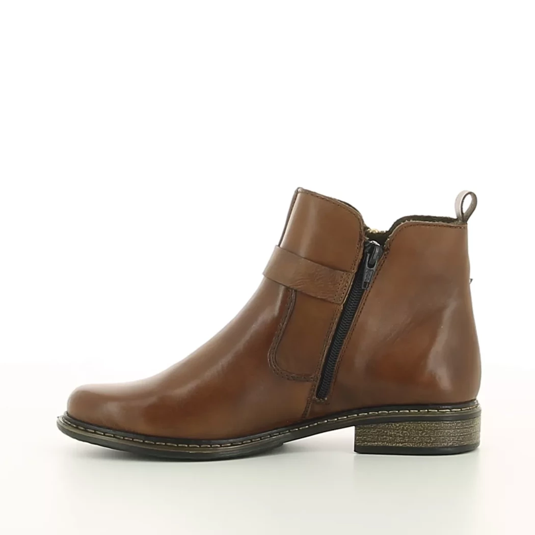 Image (4) de la chaussures Rieker - Boots Cuir naturel / Cognac en Cuir