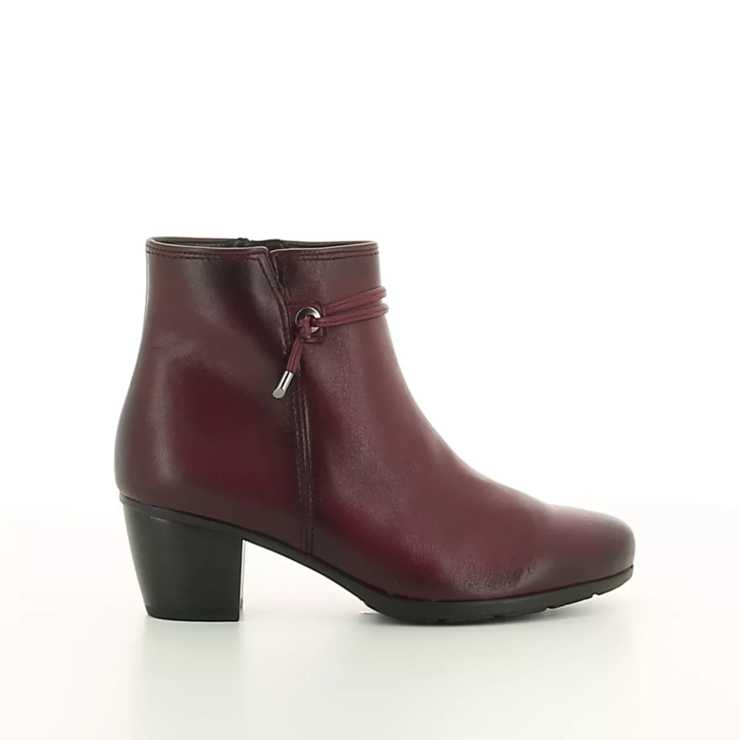 Image (2) de la chaussures Gabor - Boots Bordeaux en Cuir