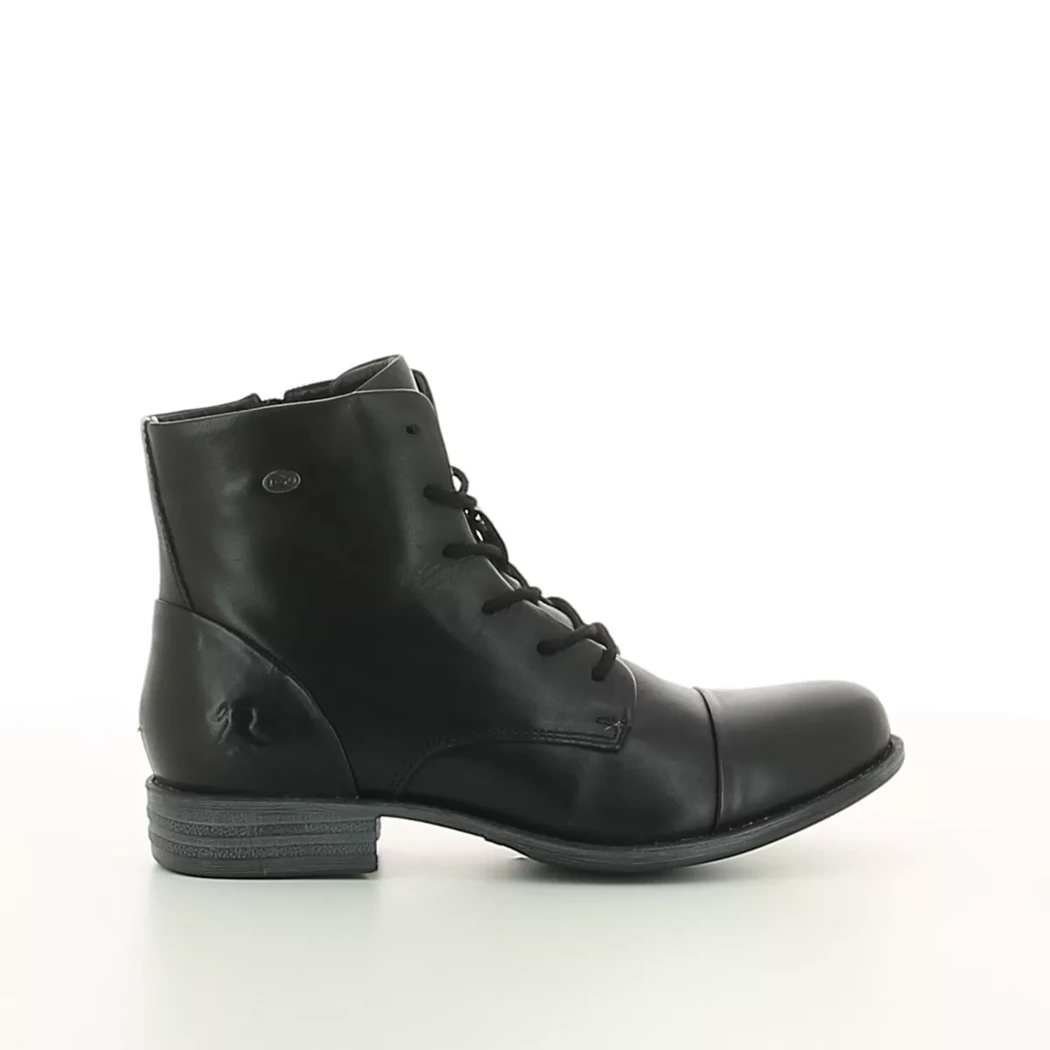 Image (2) de la chaussures 2 Go - Bottines Noir en Cuir