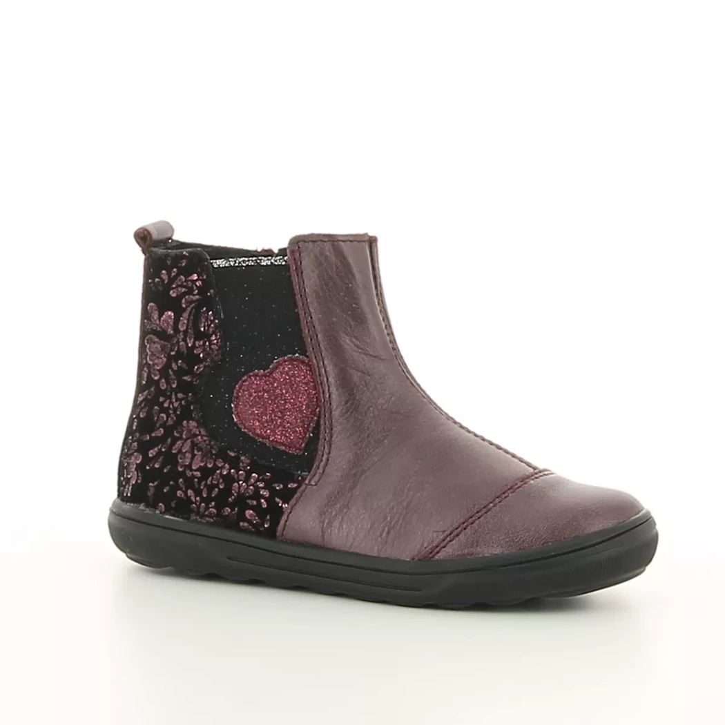 Image (1) de la chaussures Bopy - Boots Bordeaux en Cuir