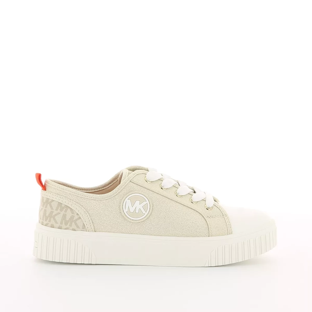 Image (2) de la chaussures Michael Kors Kids - Baskets Beige en Textile