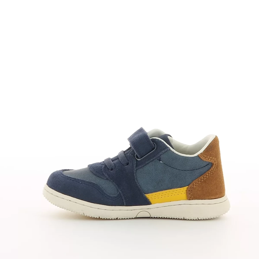 Image (4) de la chaussures Kickers - Baskets Bleu en Cuir nubuck