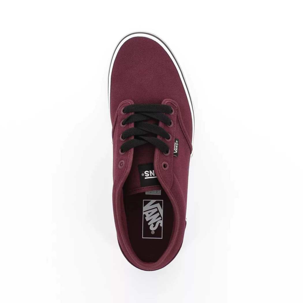 Image (6) de la chaussures Vans - Baskets Bordeaux en Textile