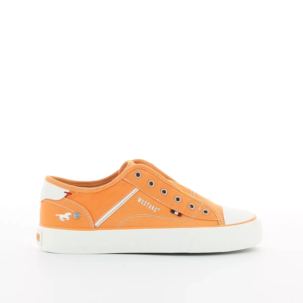 Image (2) de la chaussures Mustang - Baskets Orange en Textile