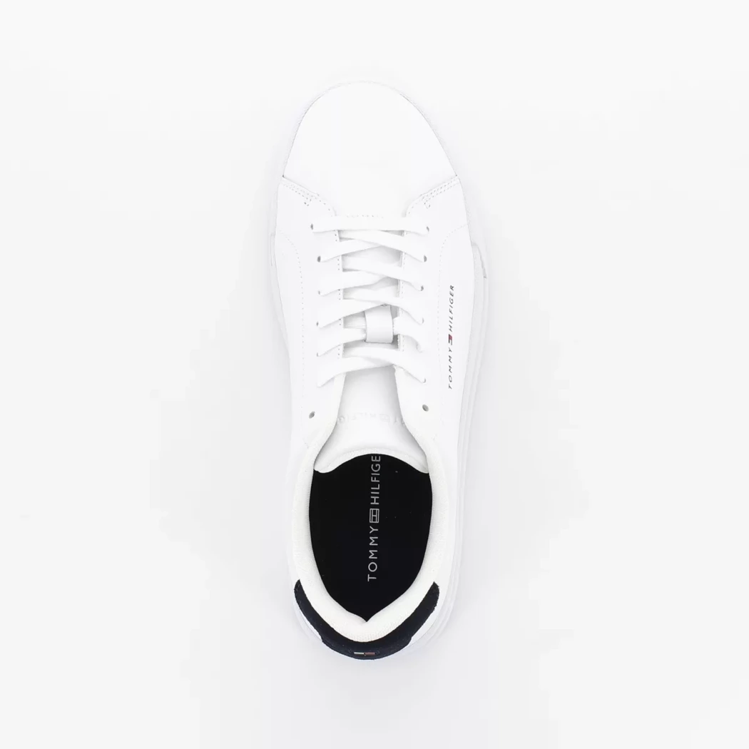 Image (6) de la chaussures Tommy Hilfiger - Baskets Blanc en Cuir