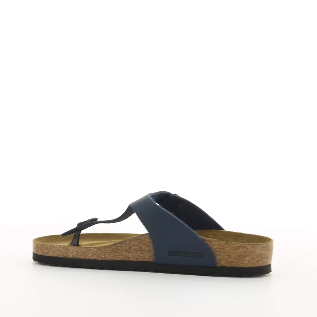 Image (4) de la chaussures Birkenstock - Mules et Sabots Bleu en Cuir synthétique