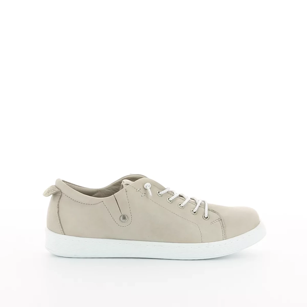 Image (2) de la chaussures Andrea Conti - Baskets Taupe en Cuir