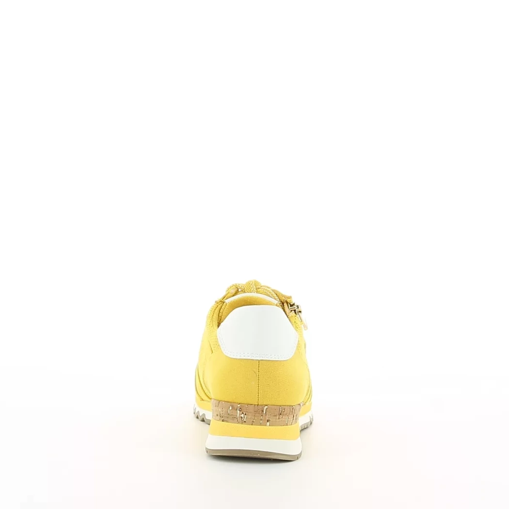 Image (3) de la chaussures Marco Tozzi - Baskets Jaune en Cuir synthétique