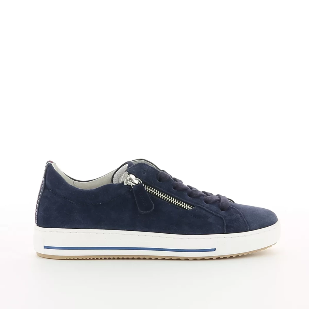 Image (2) de la chaussures Gabor - Baskets Bleu en Cuir nubuck