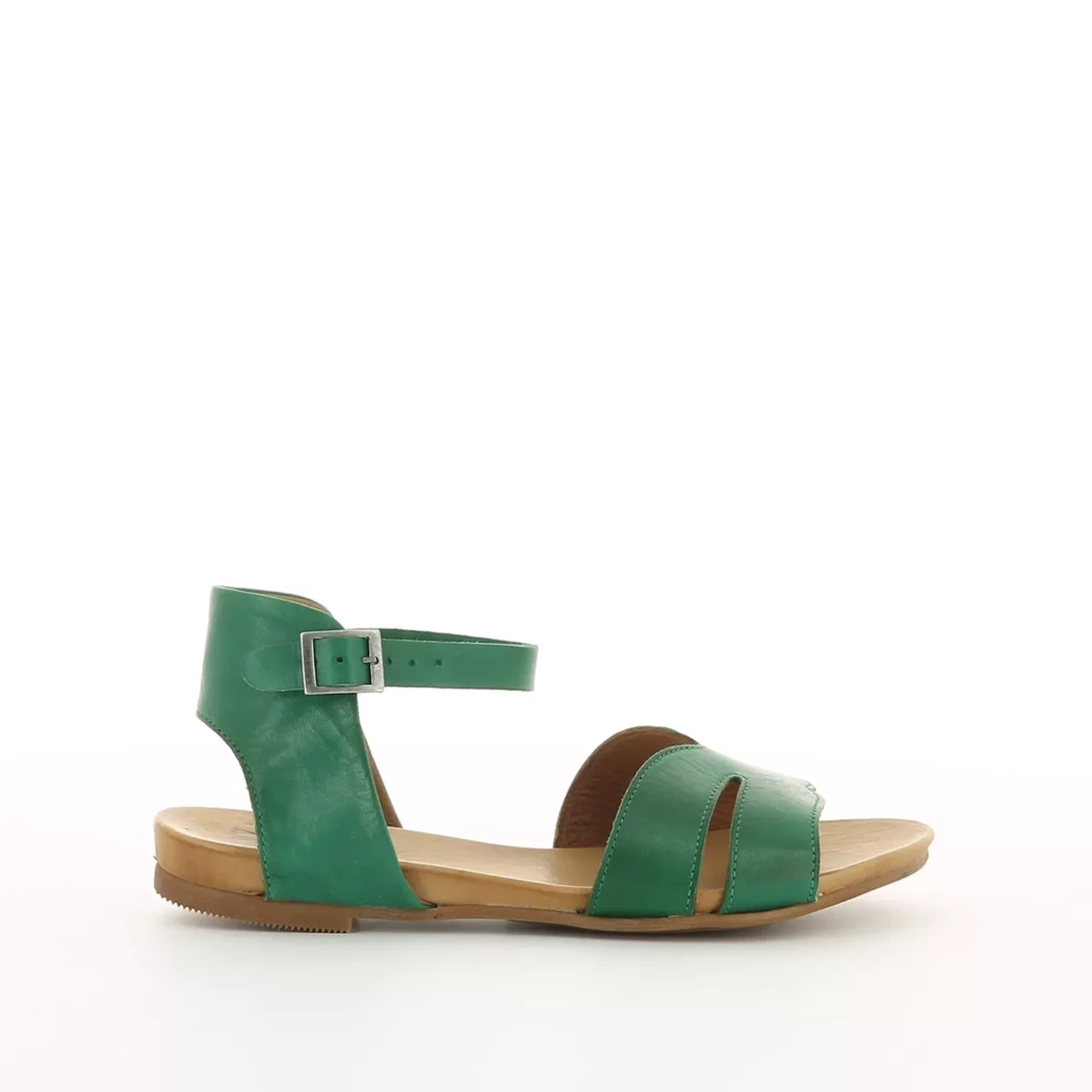 Image (2) de la chaussures Miz Mooz - Sandales et Nu-Pieds Vert en Cuir