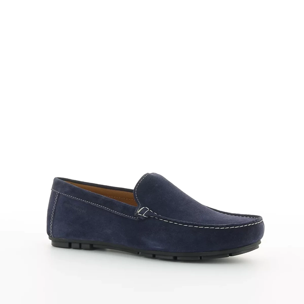 Image (1) de la chaussures Redskins - Mocassins Bleu en Cuir nubuck