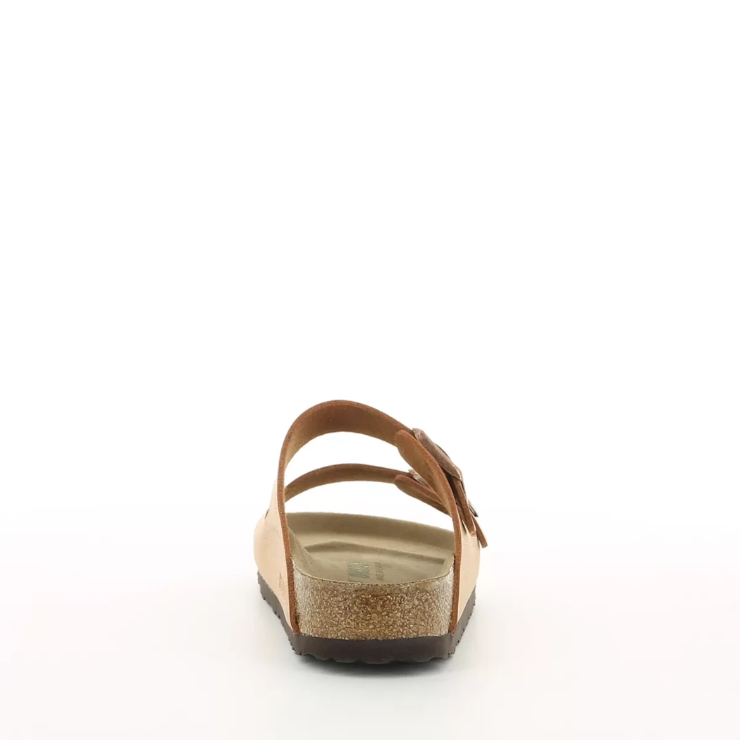 Image (3) de la chaussures Birkenstock - Mules et Sabots Cuir naturel / Cognac en Cuir nubuck