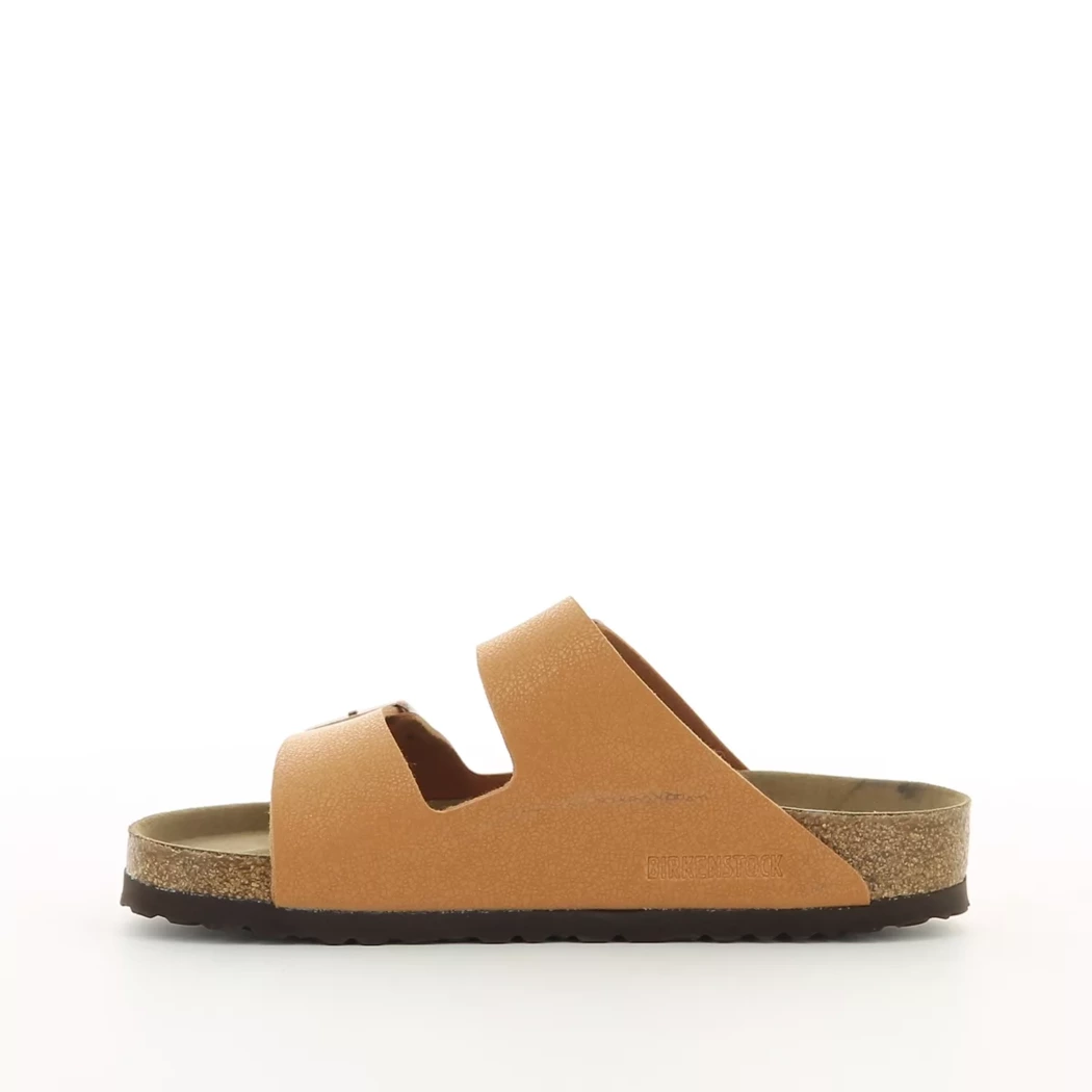 Image (4) de la chaussures Birkenstock - Mules et Sabots Cuir naturel / Cognac en Cuir nubuck