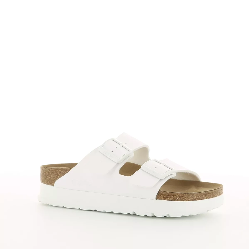 Image (1) de la chaussures Birkenstock - Mules et Sabots Blanc en Cuir synthétique