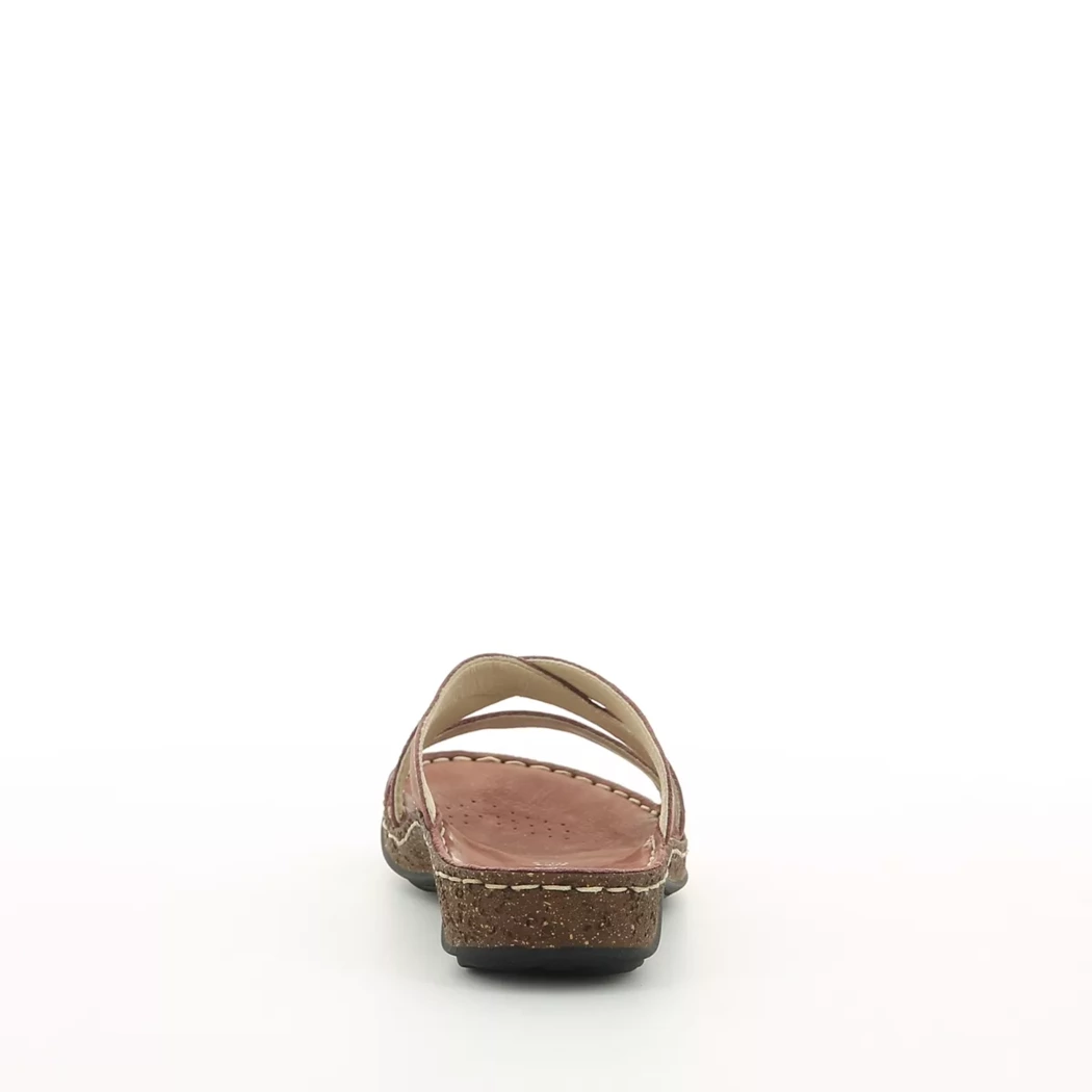 Image (3) de la chaussures Calba - Mules et Sabots Rose en Cuir nubuck