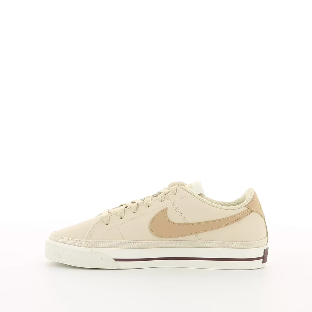 Image (4) de la chaussures Nike - Baskets Beige en Cuir synthétique