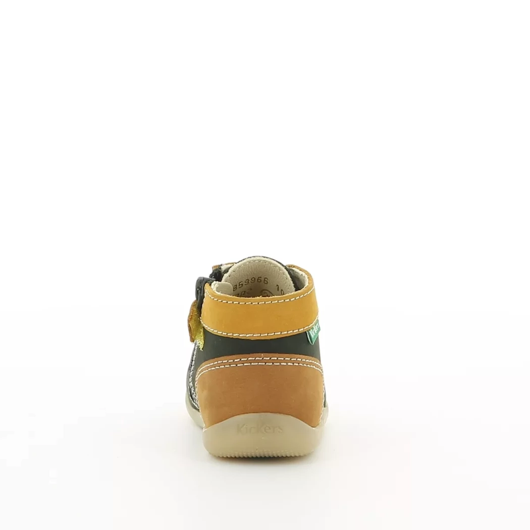 Image (3) de la chaussures Kickers - Bottines Vert en Cuir nubuck