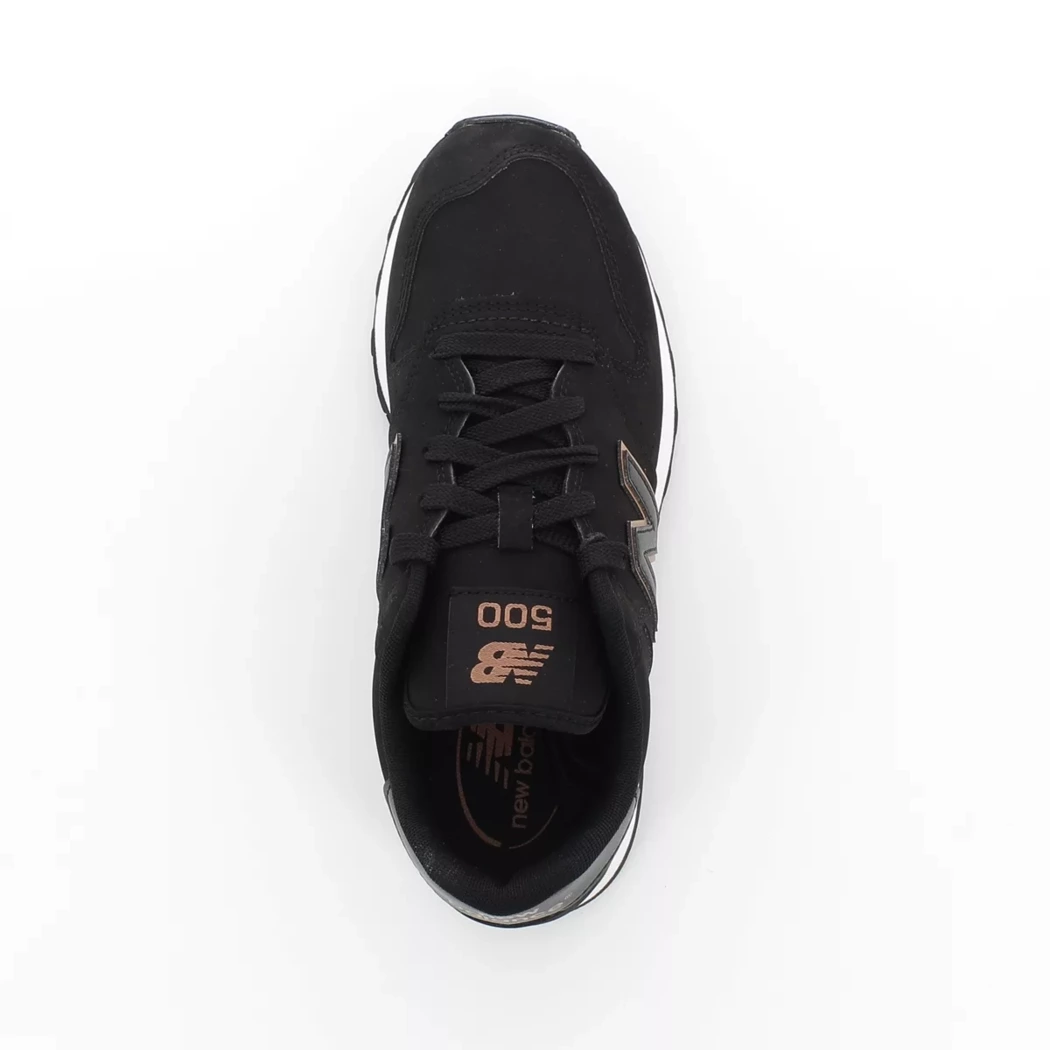 Image (6) de la chaussures New Balance - Baskets Noir en Cuir nubuck