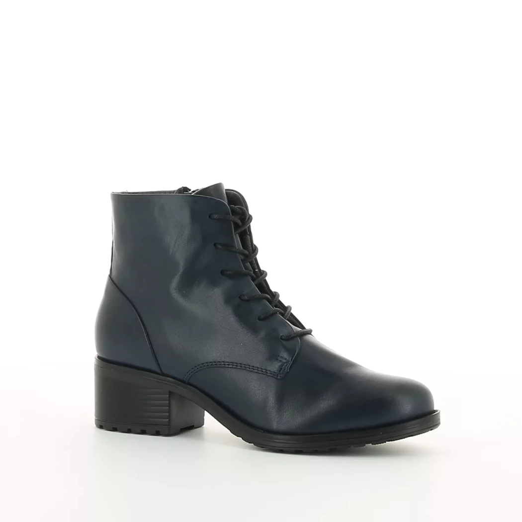 Image (1) de la chaussures Miz Mooz - Bottines Bleu en Cuir