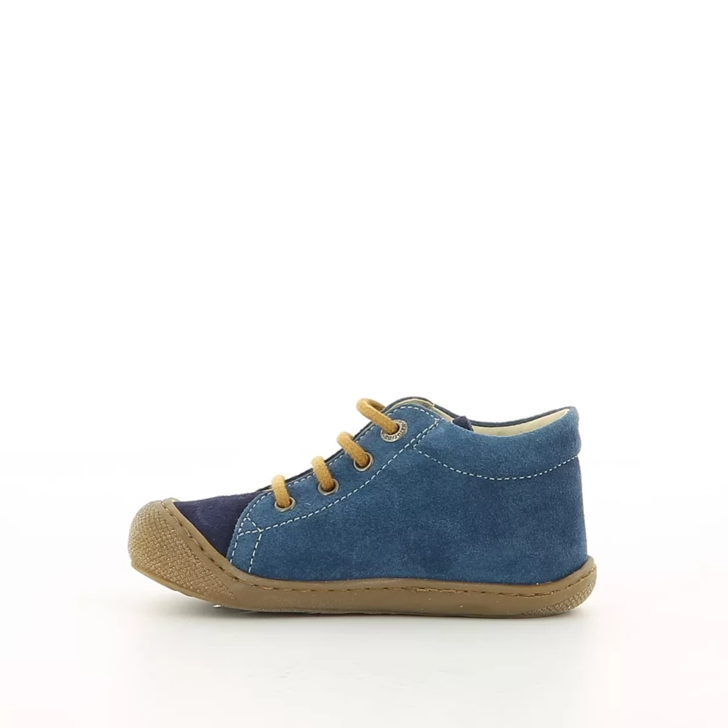 Image (4) de la chaussures Naturino - Bottines Bleu en Cuir nubuck