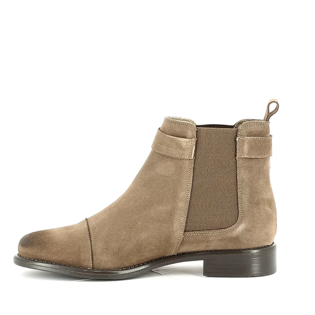 Image (4) de la chaussures WE DO - Boots Taupe en Cuir nubuck