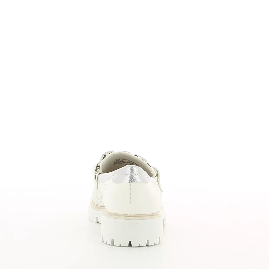 Image (3) de la chaussures Marco Tozzi - Mocassins Blanc en Cuir synthétique