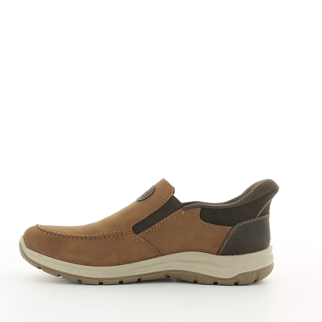 Image (4) de la chaussures Rieker - Mocassins Marron en Cuir nubuck