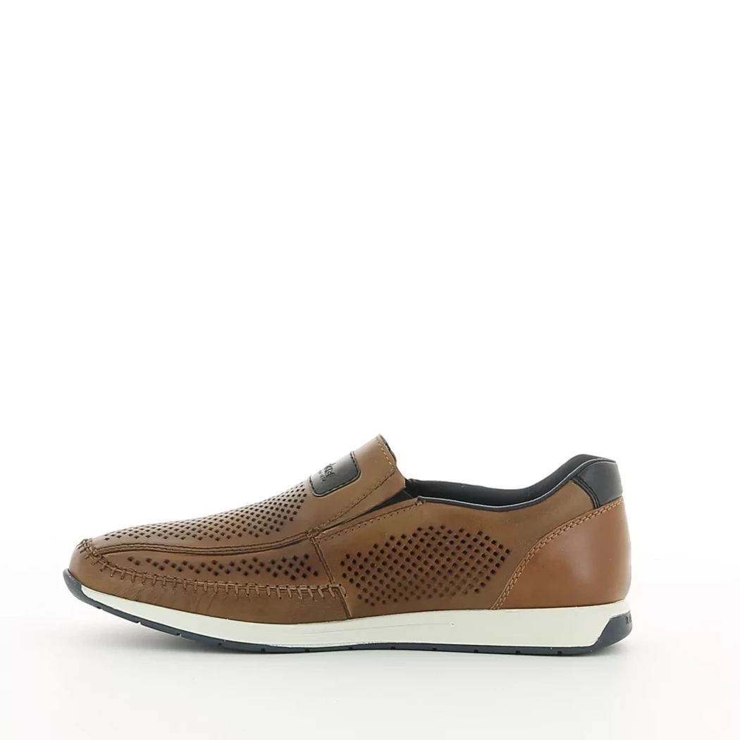 Image (4) de la chaussures Rieker - Mocassins Cuir naturel / Cognac en Cuir