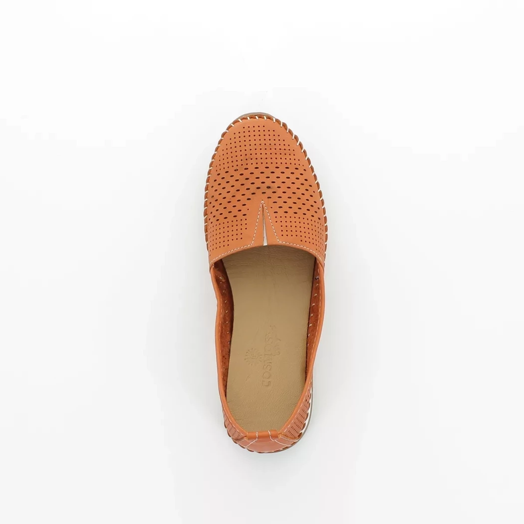 Image (6) de la chaussures Cosmos Comfort - Mocassins Orange en Cuir