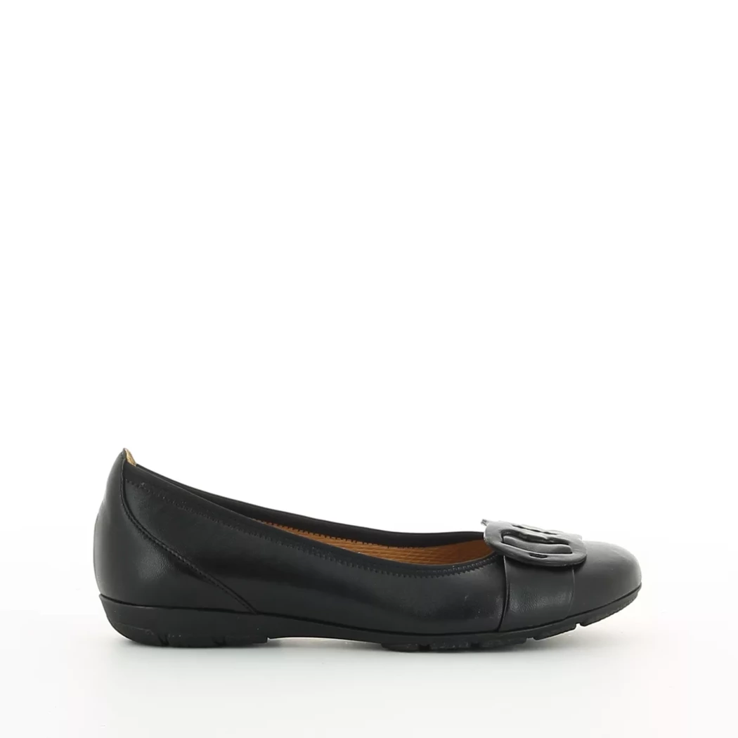 Image (2) de la chaussures Gabor - Ballerines Noir en Cuir