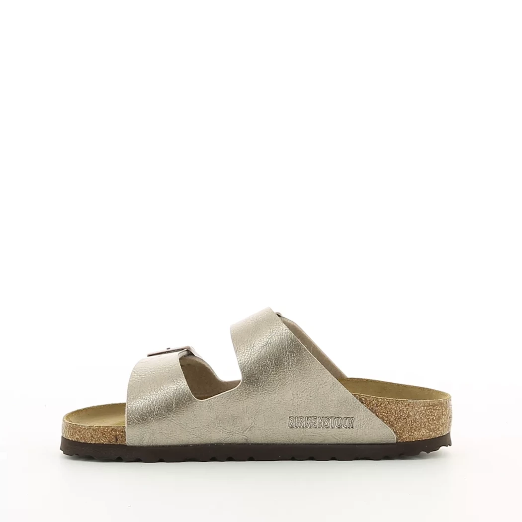 Image (4) de la chaussures Birkenstock - Mules et Sabots Taupe en Cuir synthétique