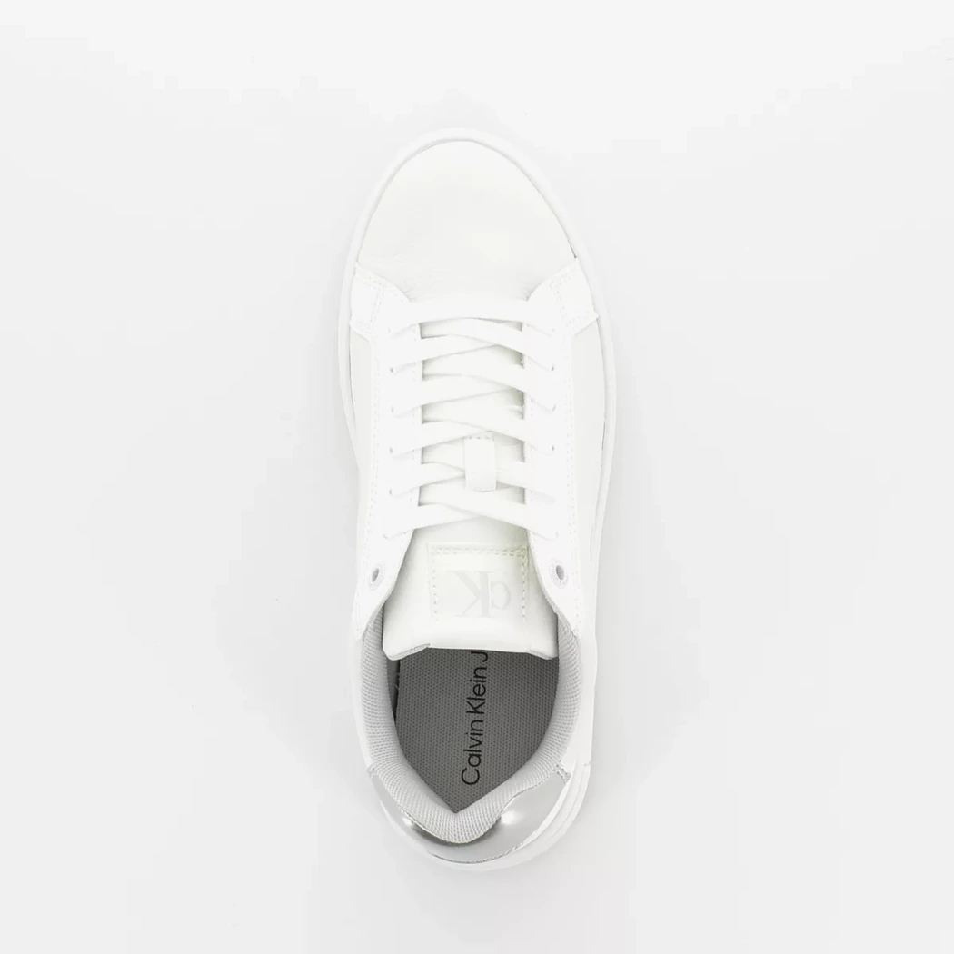 Image (6) de la chaussures Calvin Klein - Baskets Blanc en Cuir