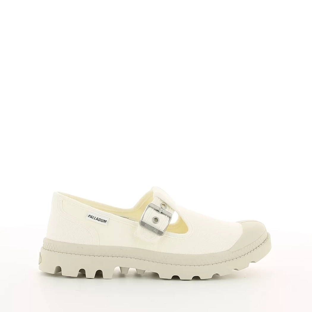 Image (2) de la chaussures Palladium - Ballerines Blanc en Textile