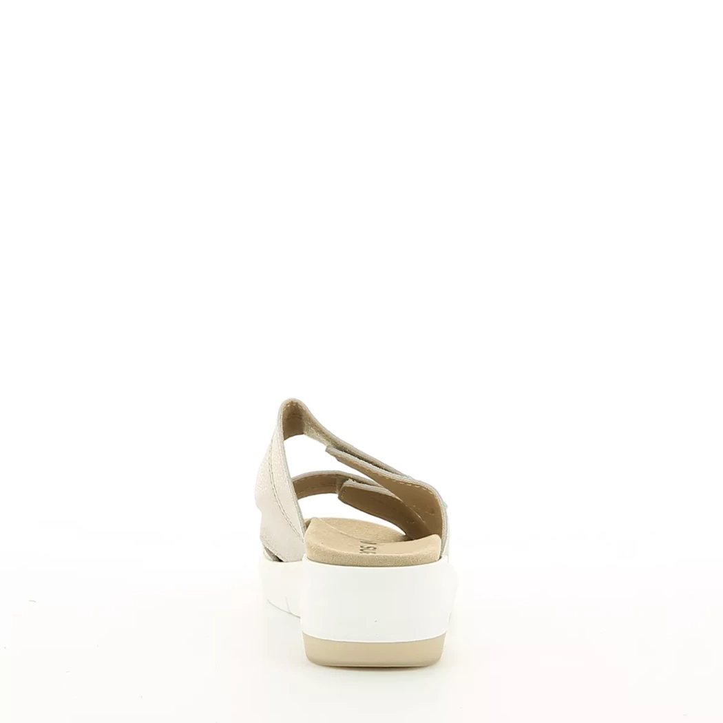 Image (3) de la chaussures Aco Shoes - Mules et Sabots Beige en Cuir nubuck