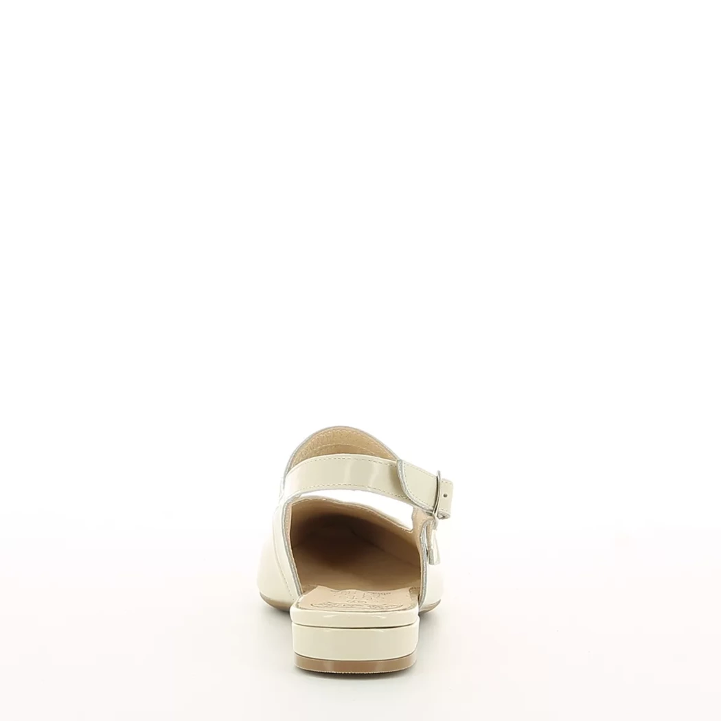 Image (3) de la chaussures Les Fees de Bengale - Escarpins Beige en Cuir