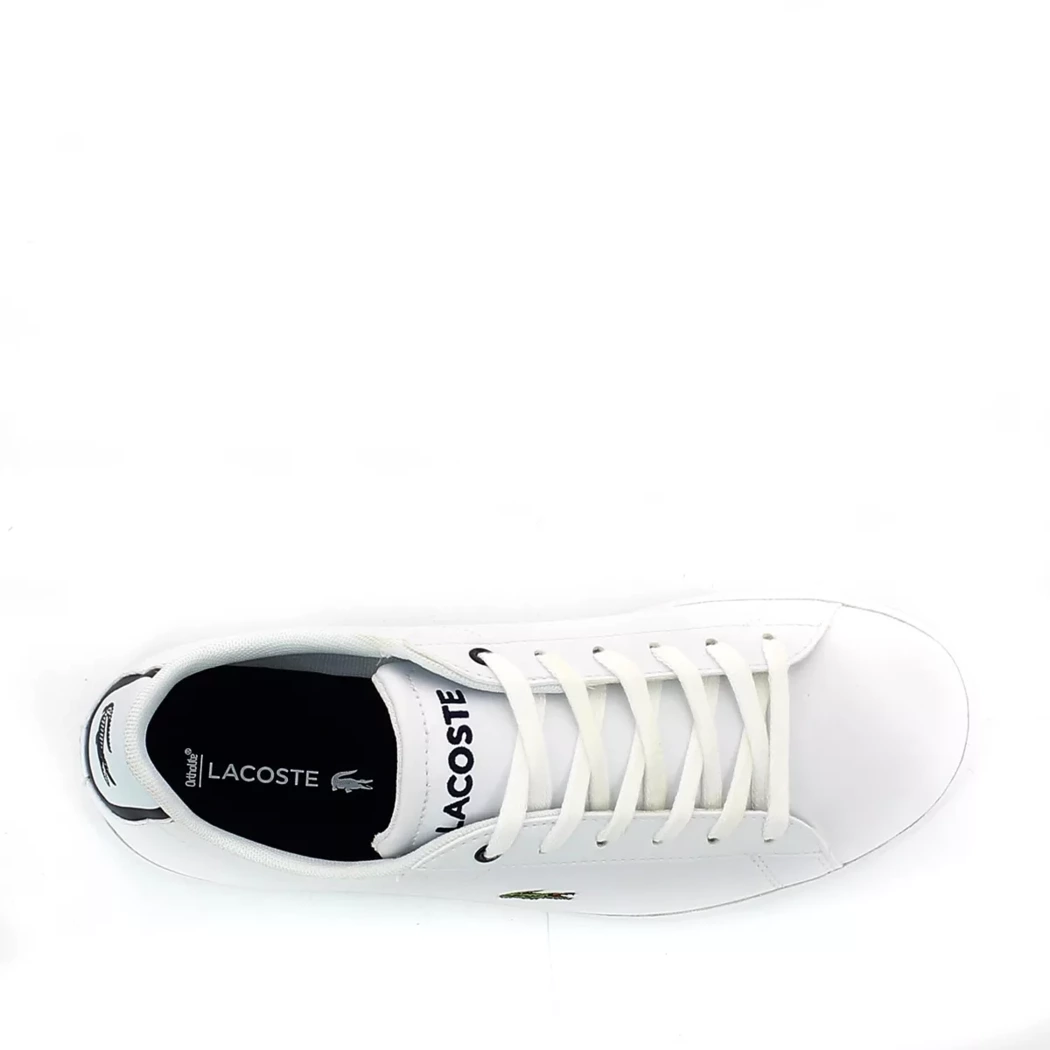 Image (6) de la chaussures Lacoste - Chaussures à lacets Blanc en Cuir synthétique