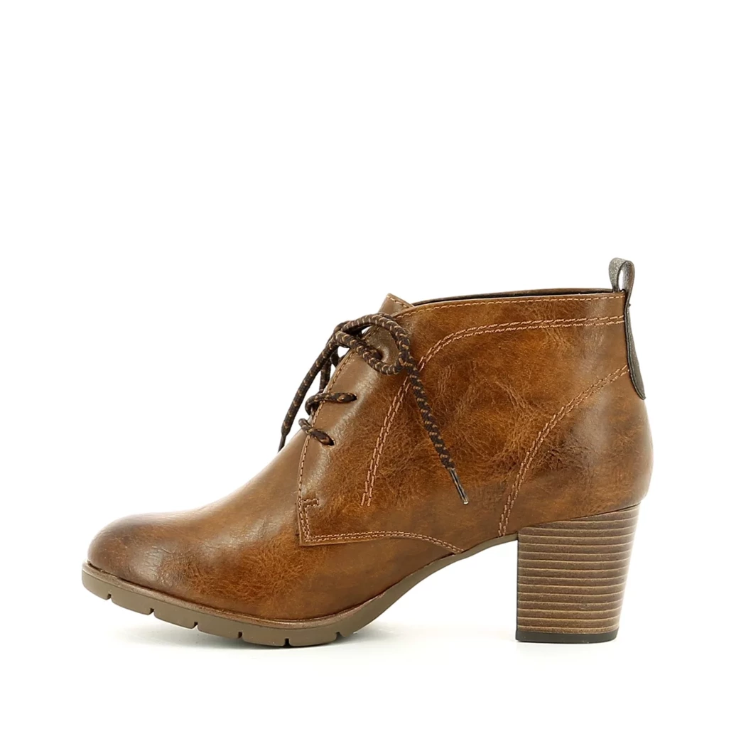 Image (4) de la chaussures Marco Tozzi - Bottines Cuir naturel / Cognac en Cuir synthétique