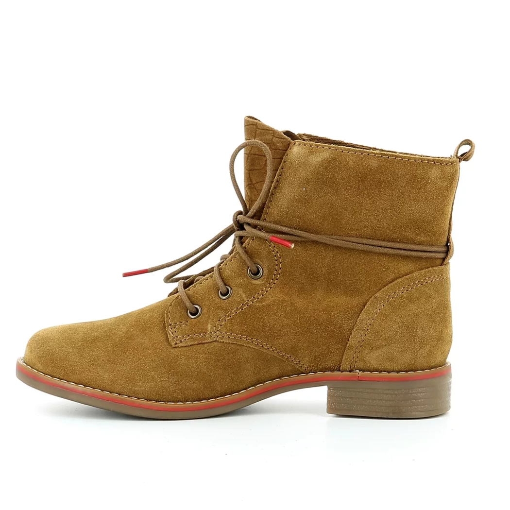 Image (4) de la chaussures S.Oliver - Bottines Cuir naturel / Cognac en Cuir nubuck