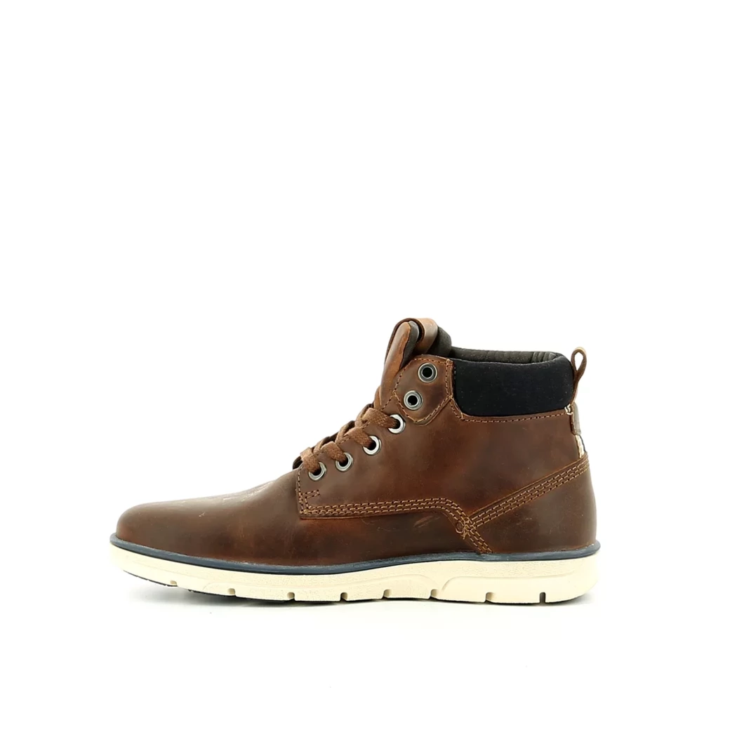 Image (4) de la chaussures Jack & Jones - Bottines Marron en Cuir