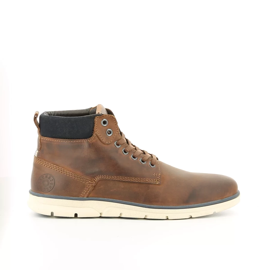 Image (2) de la chaussures Jack & Jones - Bottines Marron en Cuir