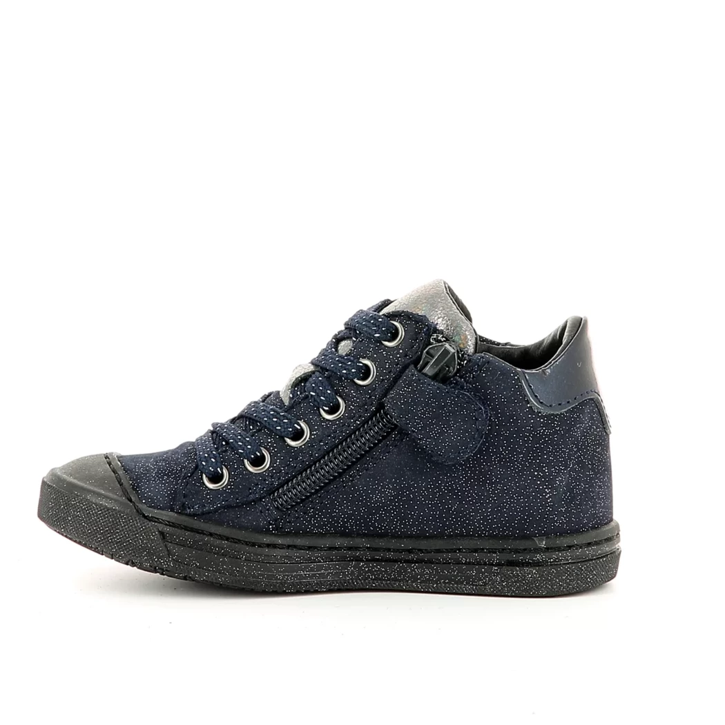 Image (4) de la chaussures Bellamy - Bottines Bleu en Cuir nubuck