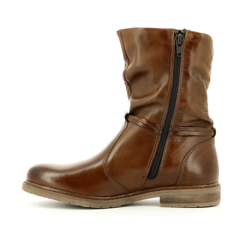 Image (4) de la chaussures Cypres - Boots Cuir naturel / Cognac en Cuir