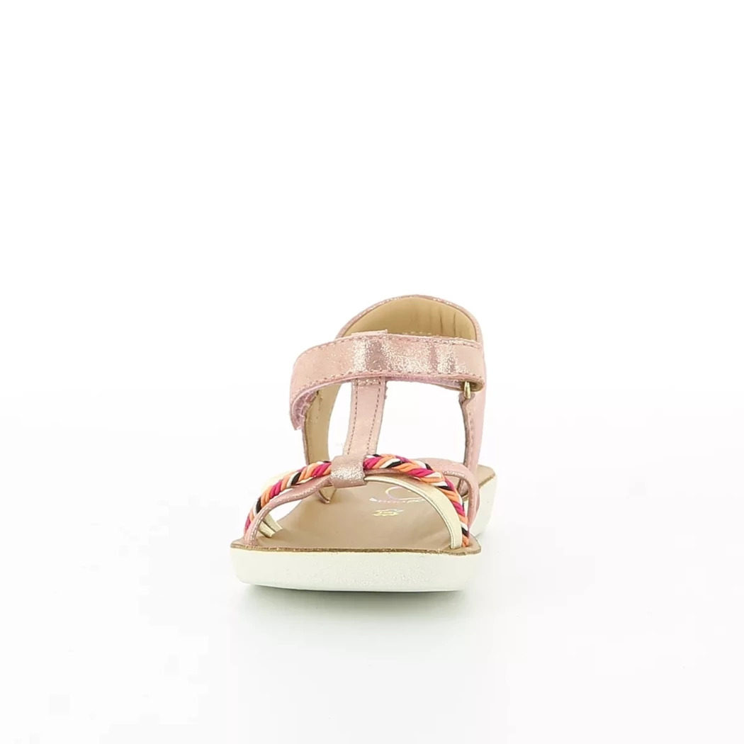 Image (5) de la chaussures Shoo pom - Sandales et Nu-Pieds Rose en Cuir