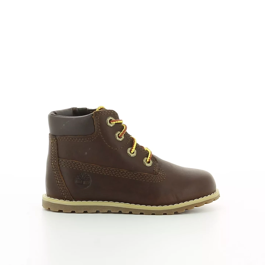 Image (2) de la chaussures Timberland - Bottines Marron en Cuir