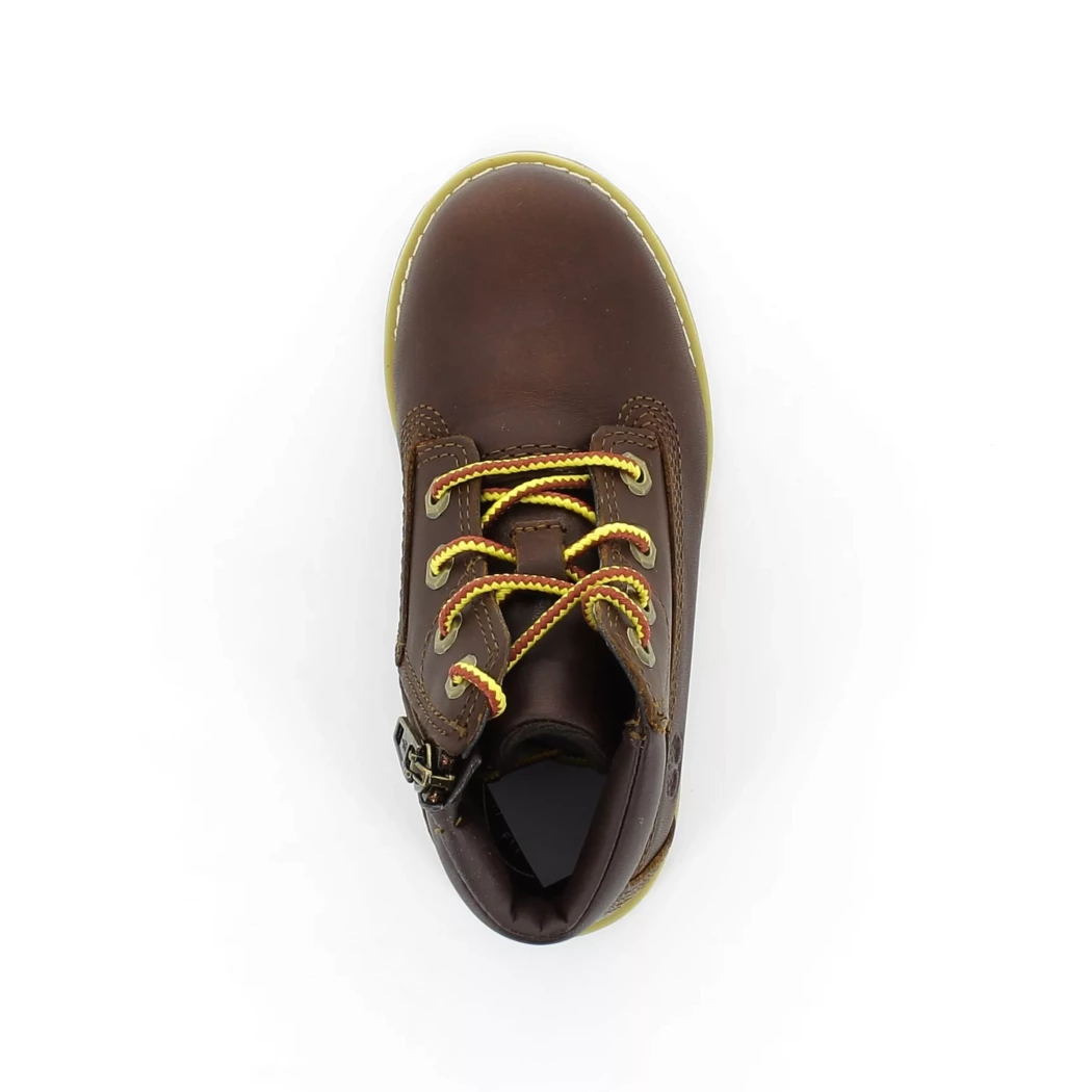 Image (6) de la chaussures Timberland - Bottines Marron en Cuir