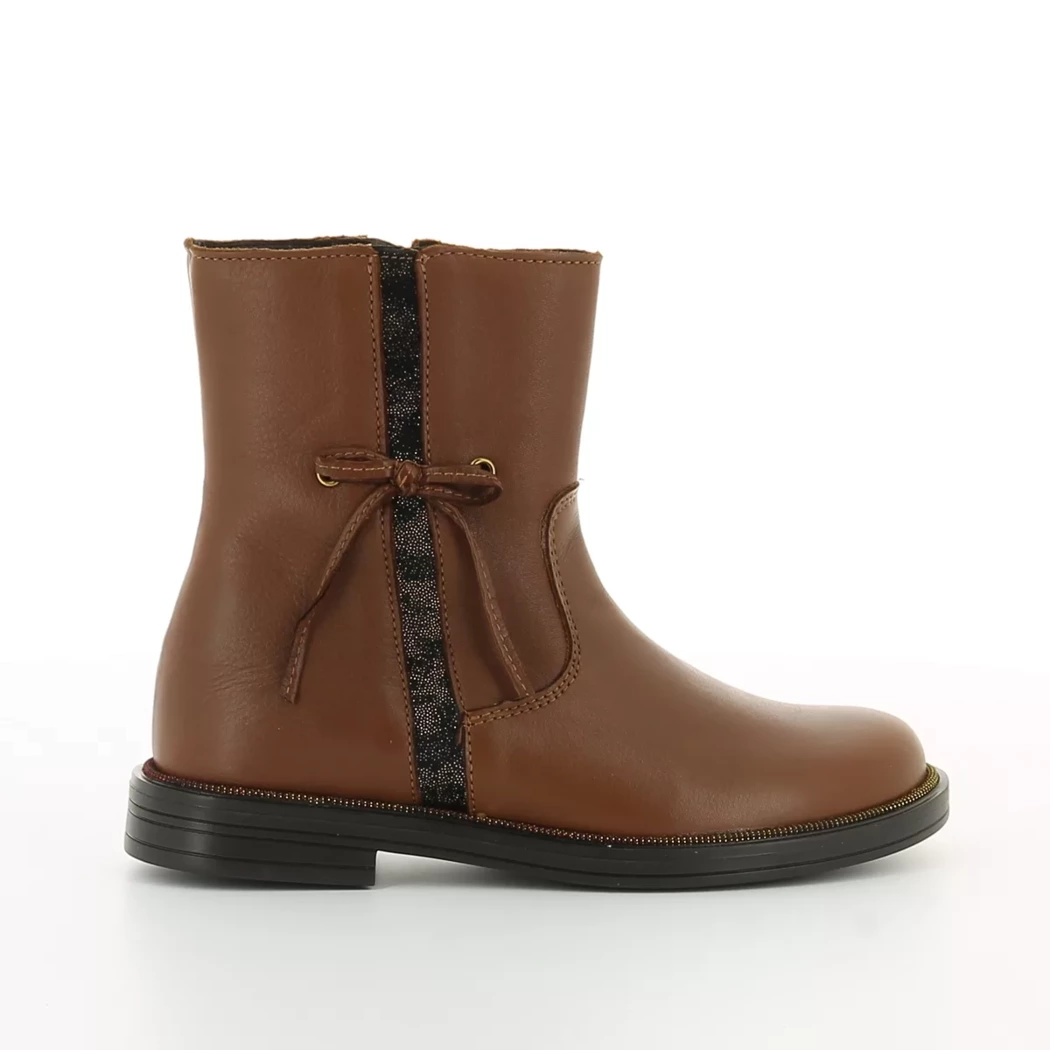 Image (2) de la chaussures Little David - Boots Cuir naturel / Cognac en Cuir