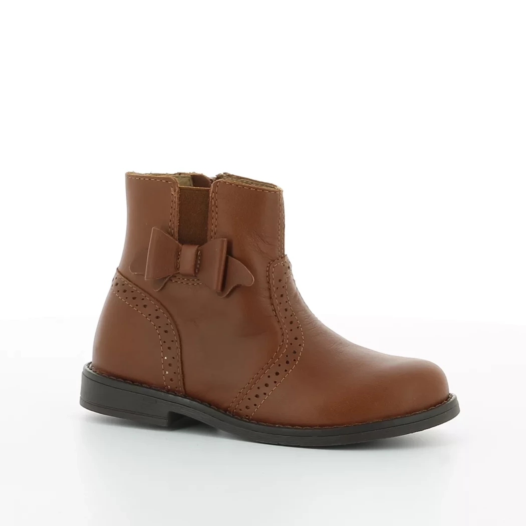 Image (1) de la chaussures Norvik - Boots Cuir naturel / Cognac en Cuir