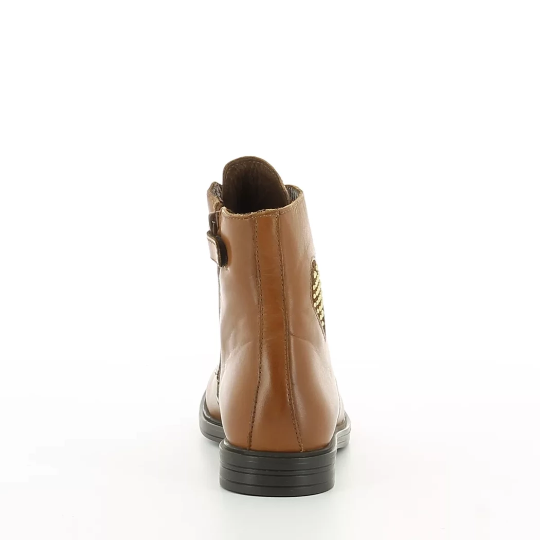 Image (3) de la chaussures Norvik - Bottines Cuir naturel / Cognac en Cuir